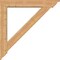 Ekena Millwork Traditional Traditional Smooth Bracket w/ Offset Brace, Western Red Cedar, 7 1/2"W x 48"D x 48"H BKT0806X48X48TRA01SWR - alternate 4